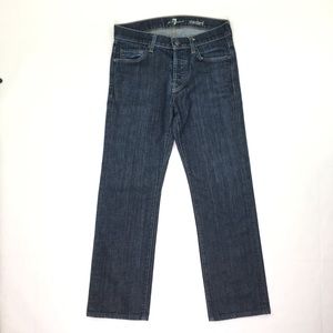 7 For All Mankind Standard Button Fly Jeans